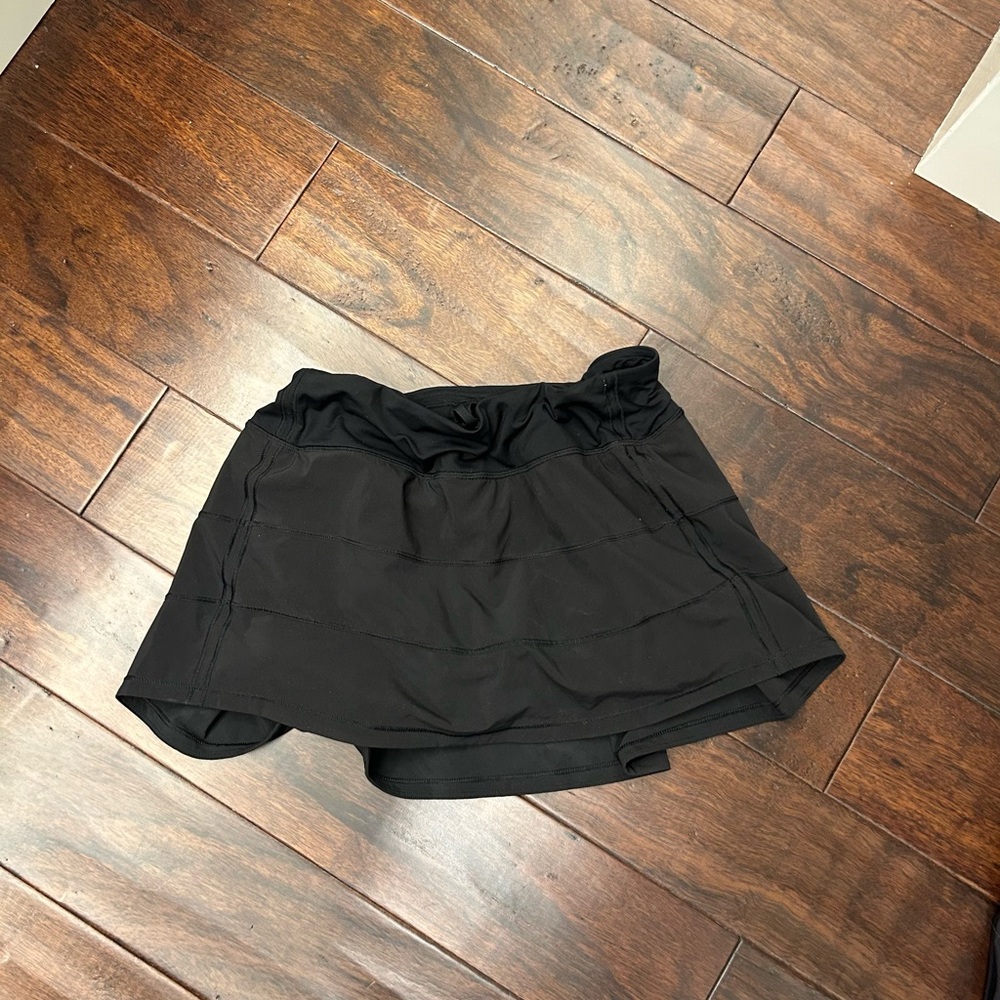 Lululemon Athletica Pace Rival Mid Rise Skirt -Black